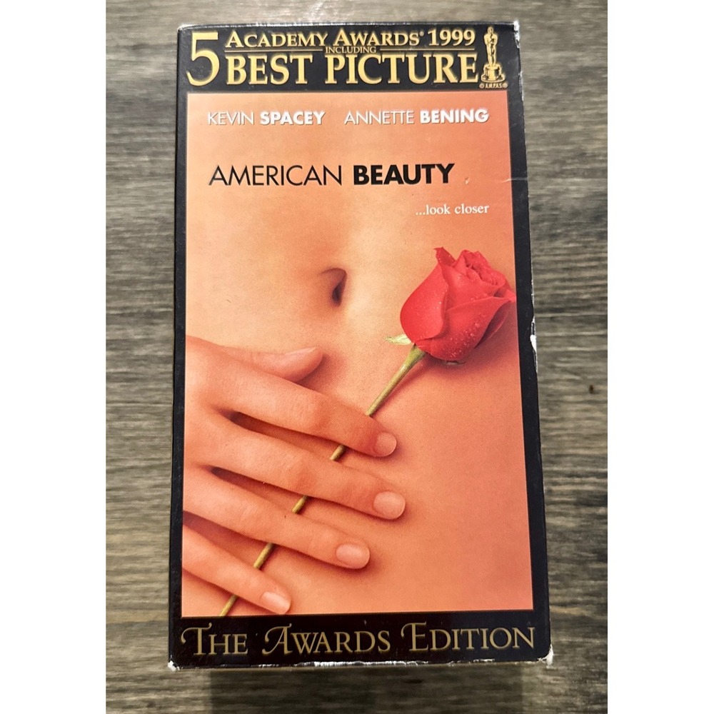 DreamWorks American Beauty VHS Double Tape Set Good Awards Edition 1999 Movie